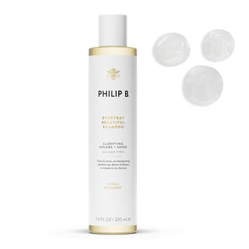 PHILIP B. Everyday Beautiful Shampoo 7.4   - Clarifying, Volumizing and Shine Enhancing, Removes Excess Buildup, Sulfate-Free, Made in USA