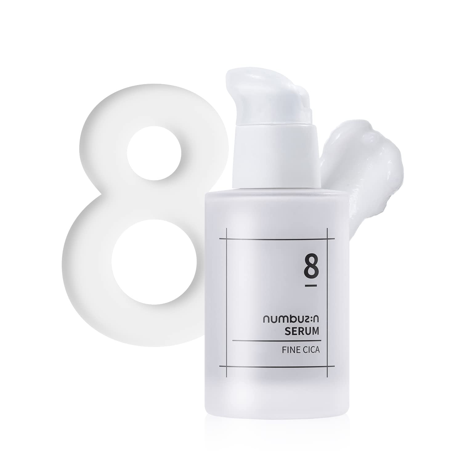 Numbuzin No.8 Fine Cica Serum 1.69 / 50 | Calming Skin, Cica Ingredients, For Sudden Breakouts, Protect Skin