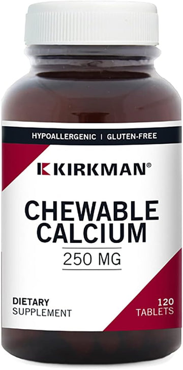 Kirkman - Calcium 250mg with Vitamin D3 - 120 Tablets - Essential Mine