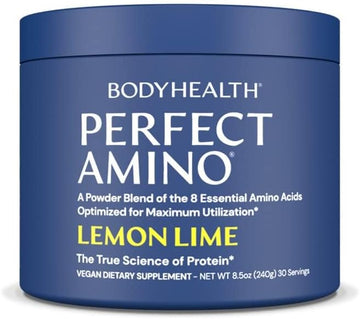 BodyHealth PerfectAmino Powder Lemon Lime (30 Servings) Best Pre/Post