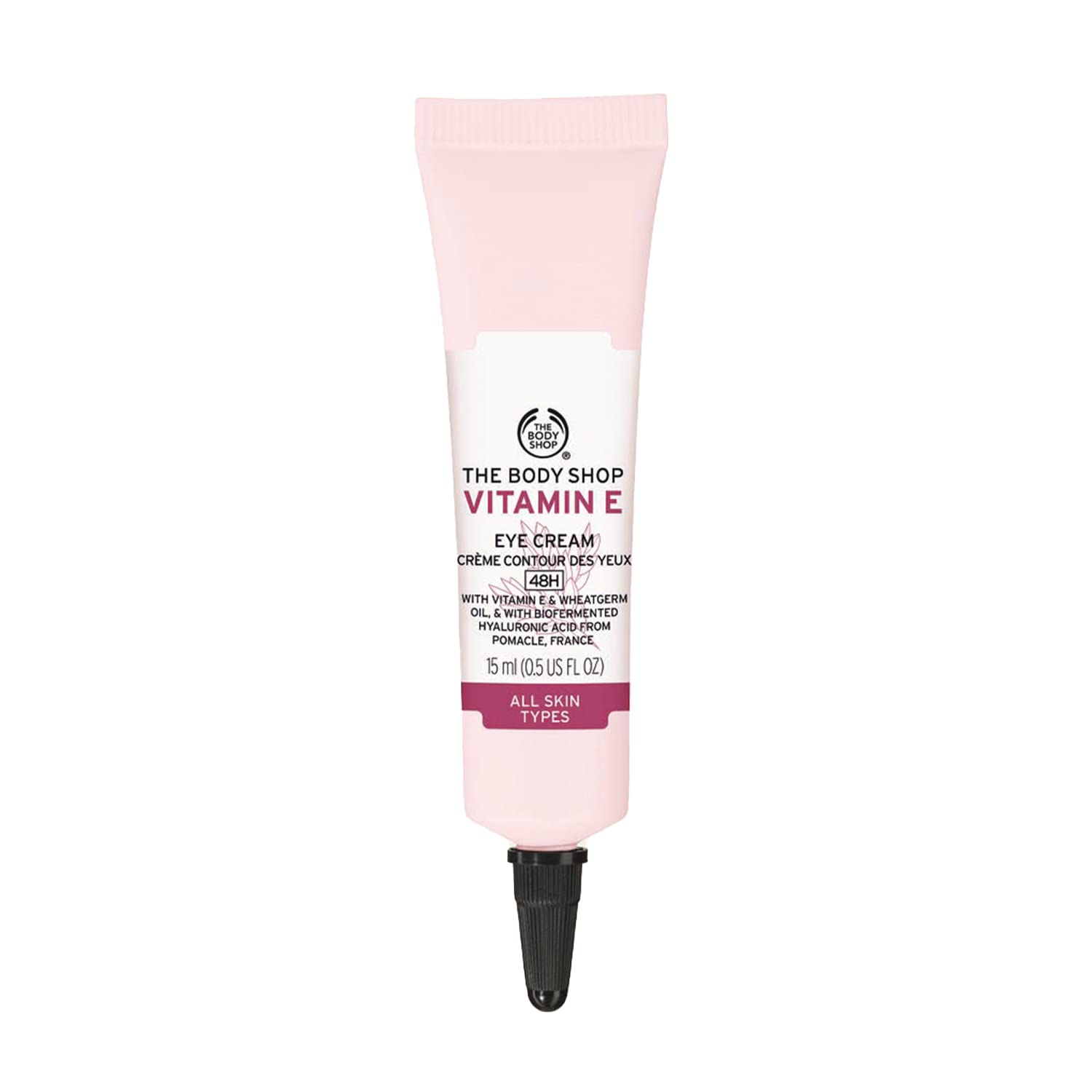 The Body Shop Vitamin E Eye Cream – Reduces the Appearance of Fine Lines – Refreshes & Hydrates – For All Skin Types – Vegan – 0.5