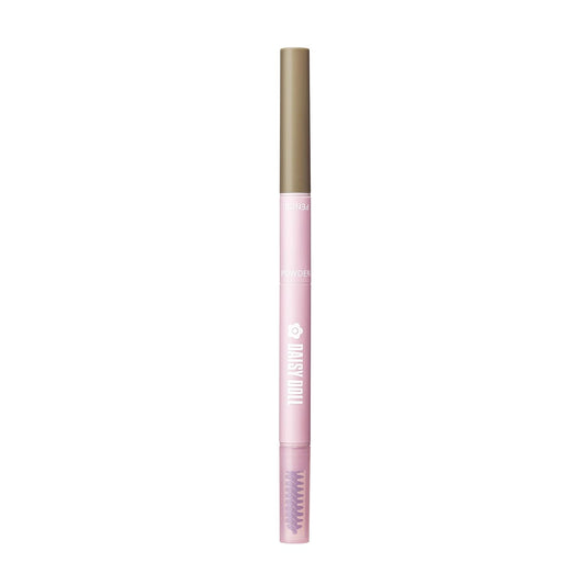 Daisy Doll Universal Eyebrow Pencil Includes Longwear Brow Powder and Bursh for Eyebrow Makeup, BR-04 (Ash Brown) 0.02