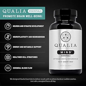 Qualia Focus Brain Booster Supplement | Powerful Nootropic Designed to