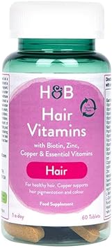 Holland & Barrett Hair Vitamins 60 Tablets

110 Grams