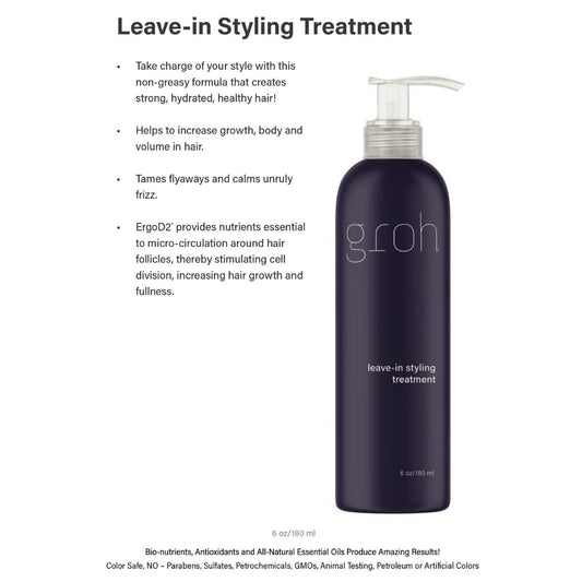 Groh Leave-In Styling Treatment Treatment Unisex 6