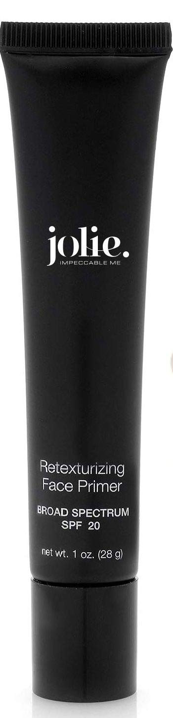 Jolie Weightless Retexturizing Face Perfecting Serum - Foundation Primer, Makeup Extender & Sunscreen SPF 20, Instantly Reveals Smoother, More Radiant Skin