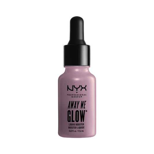 NYX PROFESSIONAL MAKEUP Away We Glow Liquid Booster, Snatched, Rose Base With Blue/Gold Pearl, 0.43  (AWGLB03)