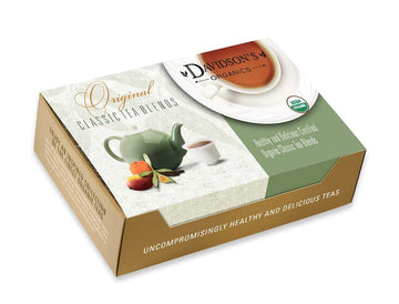 Davidson's Organics, Single Serve Decaffeinated Spiced Raspberry, 100-count Individually Wrapped Tea Bags