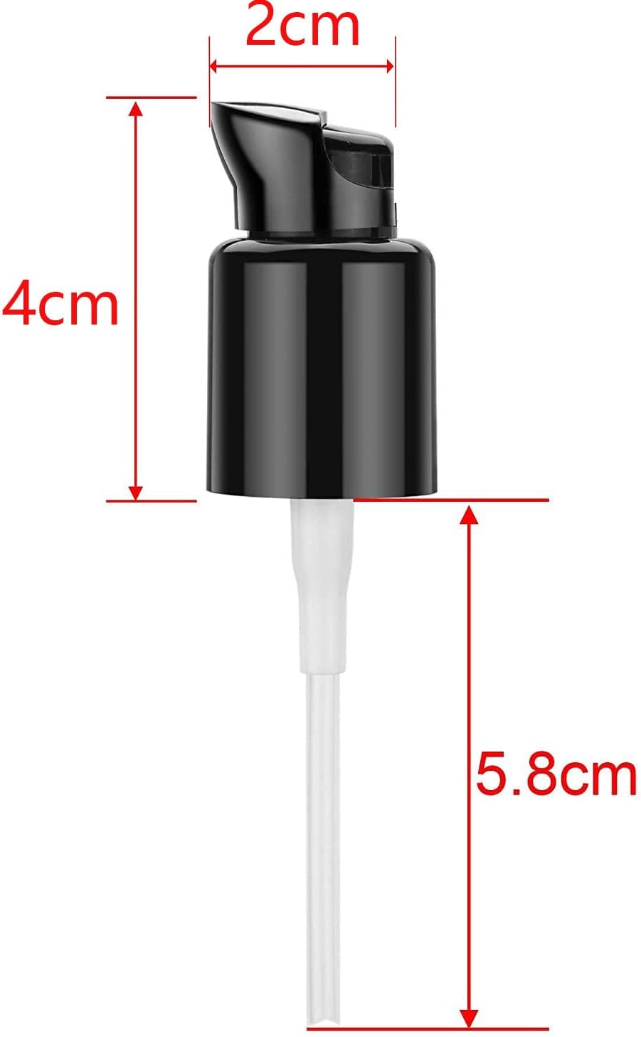 Diyfixlcd 2 pics Foundation Pump Black Plastic Cosmetic Liqu