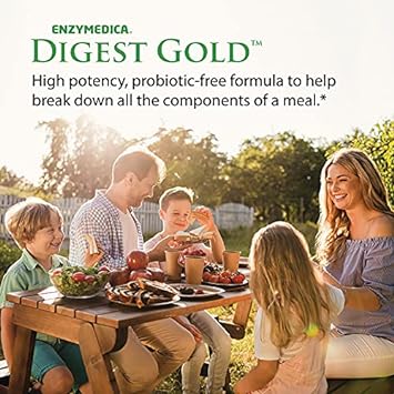 Enzyme Science Digest Gold, 90 Capsules - Maximum Strength Vegan Enzym