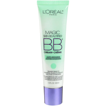 L'Oréal Paris Makeup Magic Skin Beautifier Anti-Redness BB Cream Tinted Moisturizer, 1