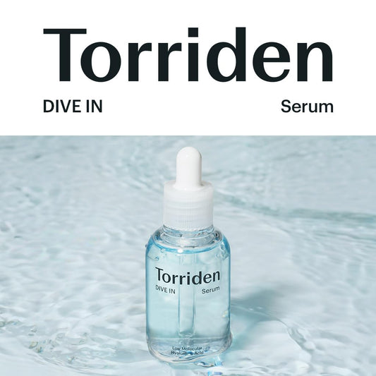 Torriden DIVE-IN Low-Molecular Hyaluronic Acid Serum, 1.69   (Pack of 2) | Fragrance-free Face Serum for Dry, Dehydrated, Oily Skin | Vegan, Clean, Cruelty-Free Korean Skin Care