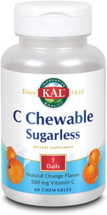 KAL Vitamin C Sugarless 500mg | 60ct