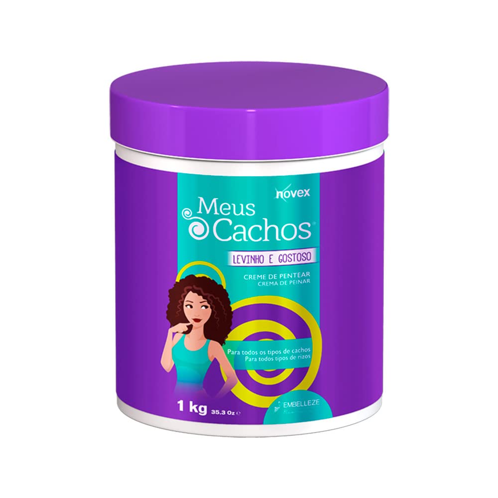 NOVEX My Curls Super Curly Deep LEAVE IN Conditioner - 35 . - Defines Curls - Controls Volume - Reduces Frizz - Adds Softness - For All Curly Hair Types