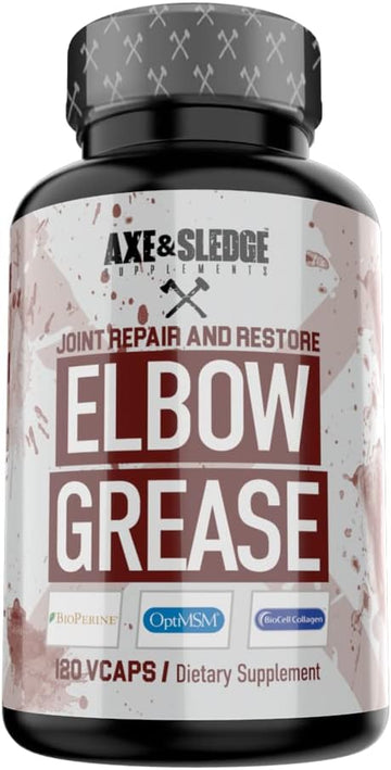 Axe & Sledge Supplements Elbow Grease Joint Health Support With Optims
