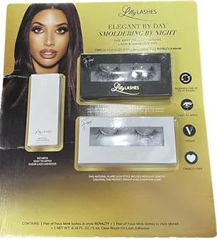 Elegant By Day Smoldering By Night The Best Of Lilly Lashes Lash & Adhesive Set