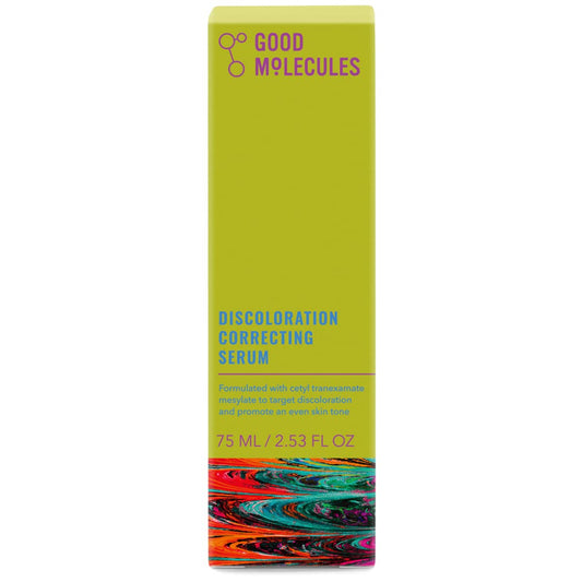 Good Molecules Discoloration Correcting Serum 75/2.5 - Tranexamic Acid and Niacinamide for Dark Spots, Acne Scars, Sun Damage, Hyperpigmentation, and Age Spots - Fragrance Free, Vegan, and pH 5.5