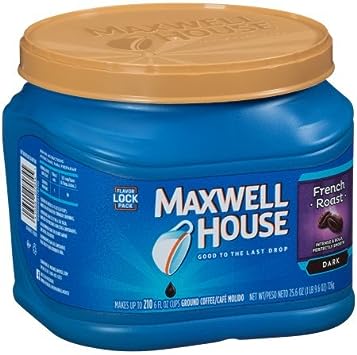 Maxwell House French Dark Roast Ground Coffee Tub
