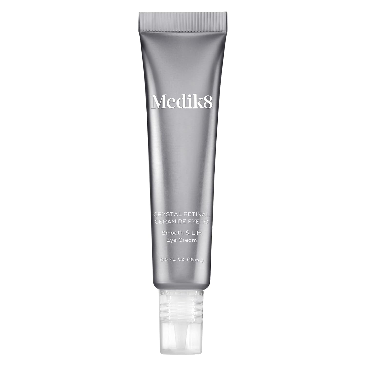 Medik8 Crystal Retinal Ceramide Eye 10 - Smooth and Lift Cream - Gentle Release Vitamin A - Delivers Visible Brightening Results - Reduces Appearance of Wrinkles - Perfect for Sensitive Skin - 0.5 ml