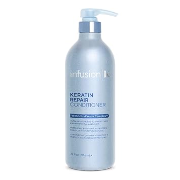Infusion K Intense Repair Conditioner with Rosehip & UltraKeratin Complex - Moisturizes & Strengthens | Repair Dry Damaged Weak Hair | Color Safe, Paraben, Cruelty, & Sulfate Free | USA Made (32 )