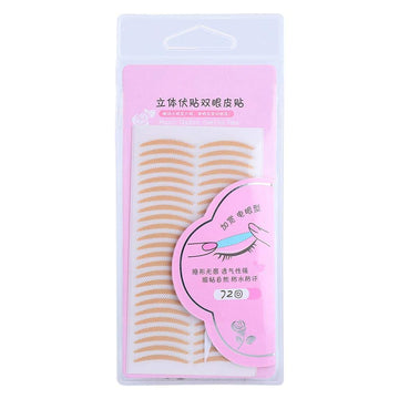 72 Pairs Invisible Double Eyelid Sticker Tool (Thin For Strip Shape)