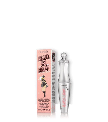 Benefit Ready Set Brow 24 Hour Invisible Shaping and Setting Clear Gel for Brows, 0.23