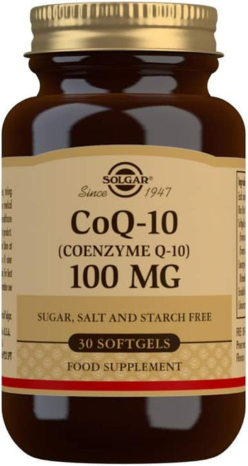 Solgar Megasorb CoQ-10 100 mg, 30 Softgels - Promotes Heart Function,