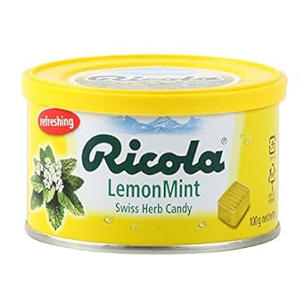 Ricola, Swiss Herb Candy, Lemon Mint, 100 g. [Pack of 1 piece]