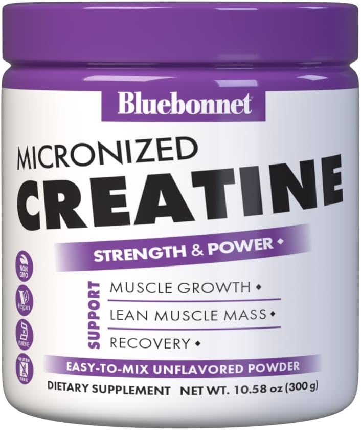 Bluebonnet Nutrition Micronized Creatine Monohydrate 5 g ? Supports Le