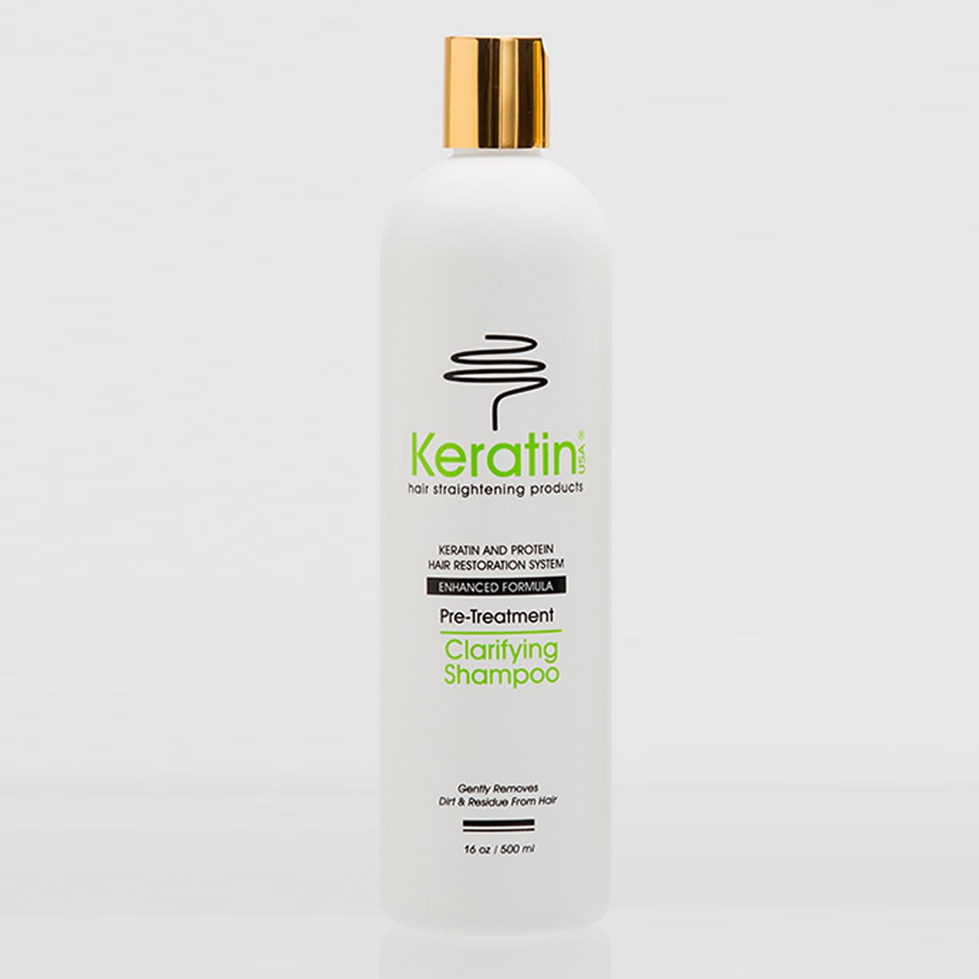 KERATIN USA HAIR STRAIGHTENING PRODUCTS Pre-Treatment Clarifying Shampoo Enhanced Formula 16 / 500ml