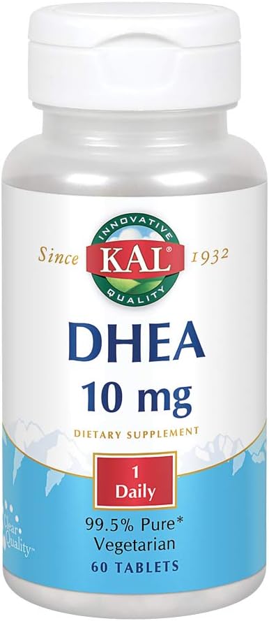 KAL DHEA-10 Tablets, 10mg, 60 Count