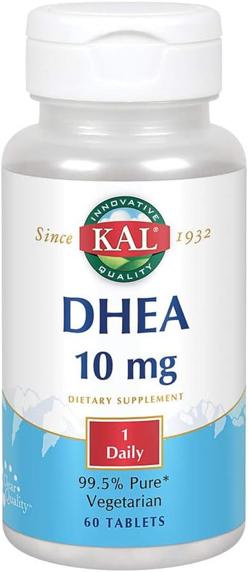 KAL DHEA-10 Tablets, 10mg, 60 Count