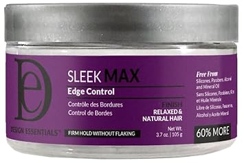 Design Essentials Sleek Max Edge Control, for Smooth All Day Hold and Style, 3.7