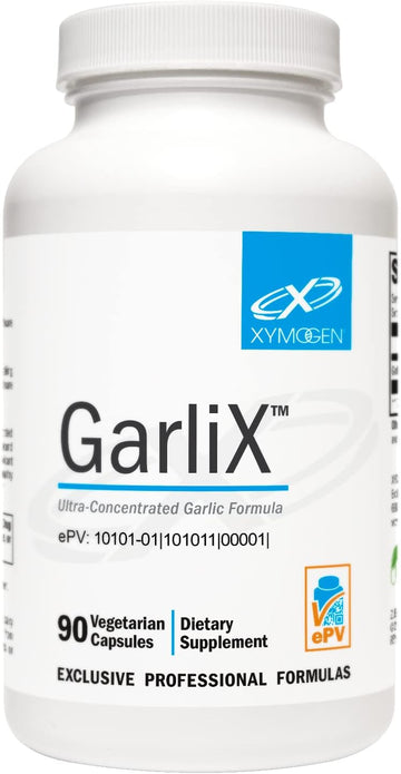 XYMOGEN GarliX - Ultra-Concentrated Garlic Supplement with Allicin + A
