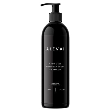 Alevai Stem Cell Anti Dandruff Shampoo | Itchy Scalp Treatment | Safe For Color & Chemically Treated Hair | 2 Percent Pyrithione Zinc | Sulfate-Free | Paraben & Phthalate Free | Vegan