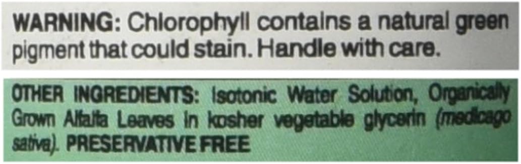 Ultra Concentrated Liquid Chlorophyll 2 Ounces