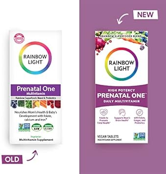 Rainbow Light High-Potency Prenatal One Multivitamin, Prenatal Health