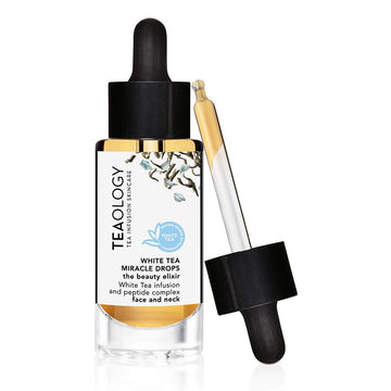 Teaology Anti-Age Serum | 100% Vegan | with White Tea infusion, Vitamin C + Peptides to Brighten, Hydrate + Plump Skin