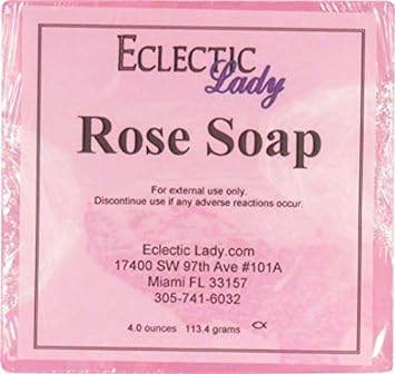 Esupli.com  Eclectic Lady Wild Rose Glycerin Soap, 4  Bar