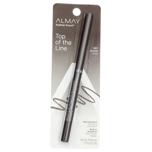 Almay Eyeliner Pencil - Top of the Line - 207 Brown - Pack of 2