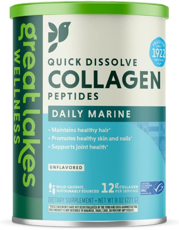 Great Lakes Wellness Marine Collagen Peptides - Unflavored -