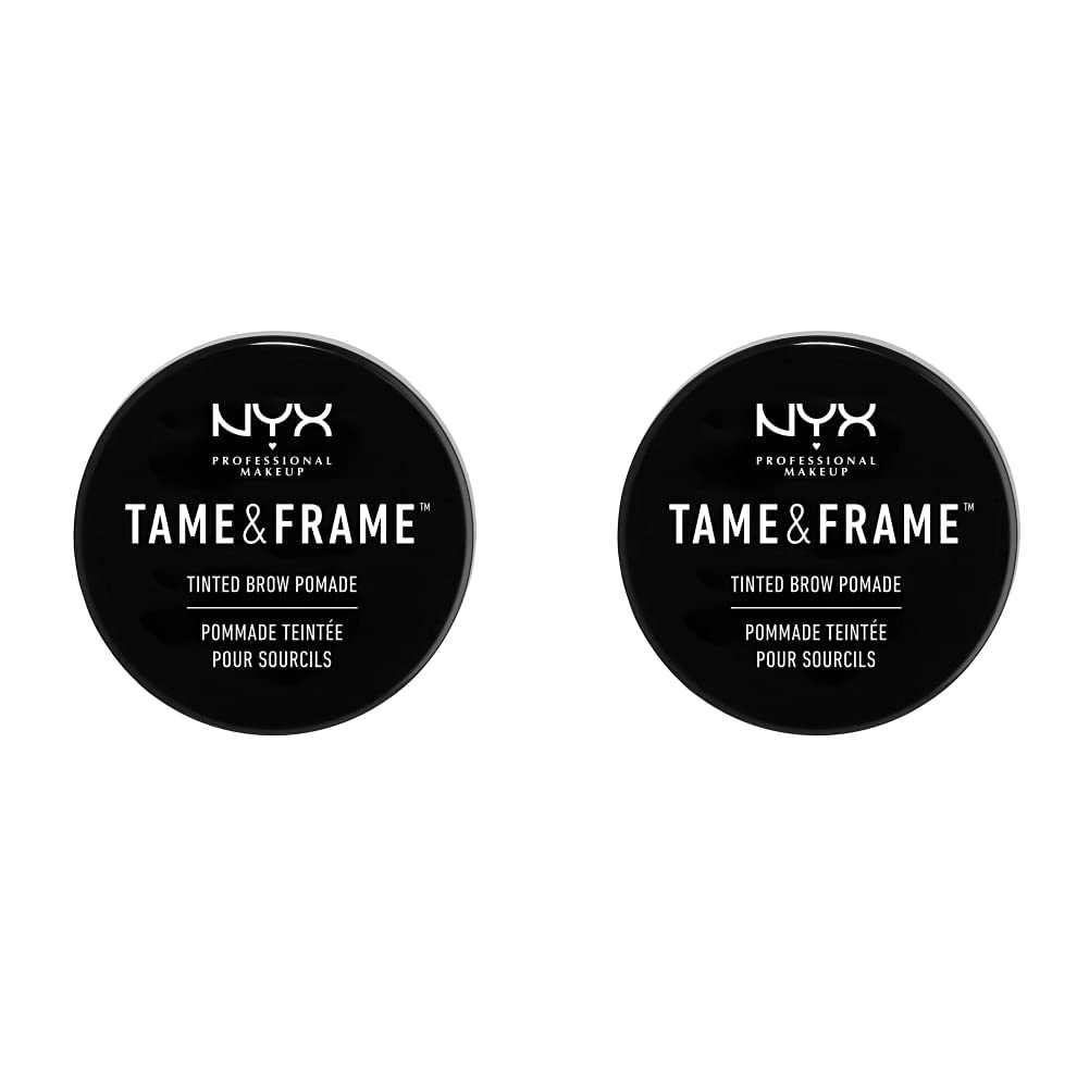 NYX PROFESSIONAL MAKEUP Tame & Frame Eyebrow Pomade, Blonde (Pack of 2)