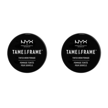 NYX PROFESSIONAL MAKEUP Tame & Frame Eyebrow Pomade, Blonde (Pack of 2)