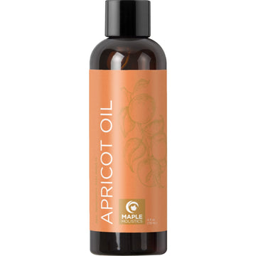 Apricot Oil For Hair Skin and Nails - Nourishing Pure Apricot Kernel Oil for Deeply Hydrating Anti Aging Skin Care - Lightweight Fast Absorbing Body Oil and Carrier Oil for Essential Oils Mixing 4