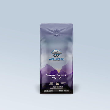 Aguacero Cloud Cover Blend | Whole Arabica Bean Single Origin Coffee | Bag | Medium Roast Coffee | Sweet Cherry, Caramel and Cocoa Notes