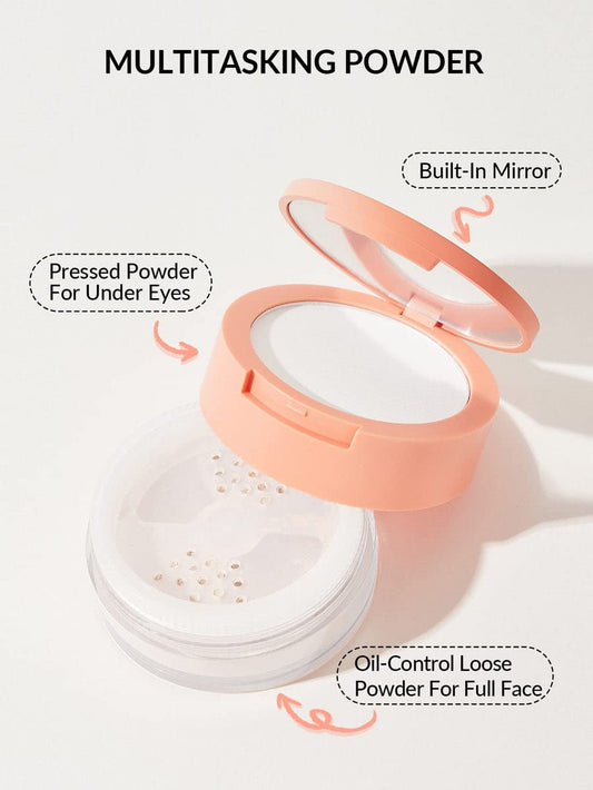 SHEGLAM Insta-Ready Face Powder Loose Under Eye Setting Powder - Translucent