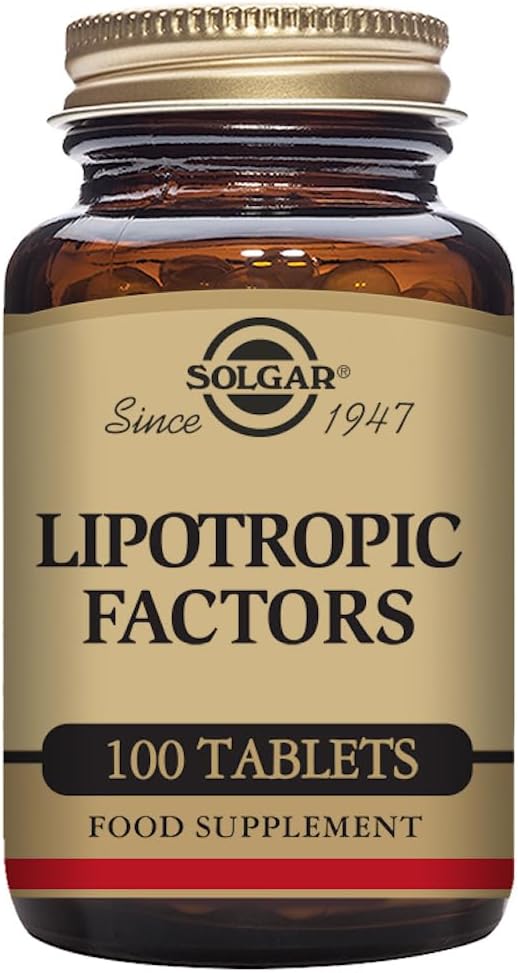 Solgar Lipotropic Factors, 100 Tablets - Liver Support - Vegan, Gluten