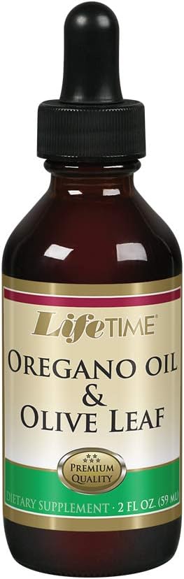 LIFETIME Organic Oregano Oil and Olive Leaf Drops | Healthy Immune Sys