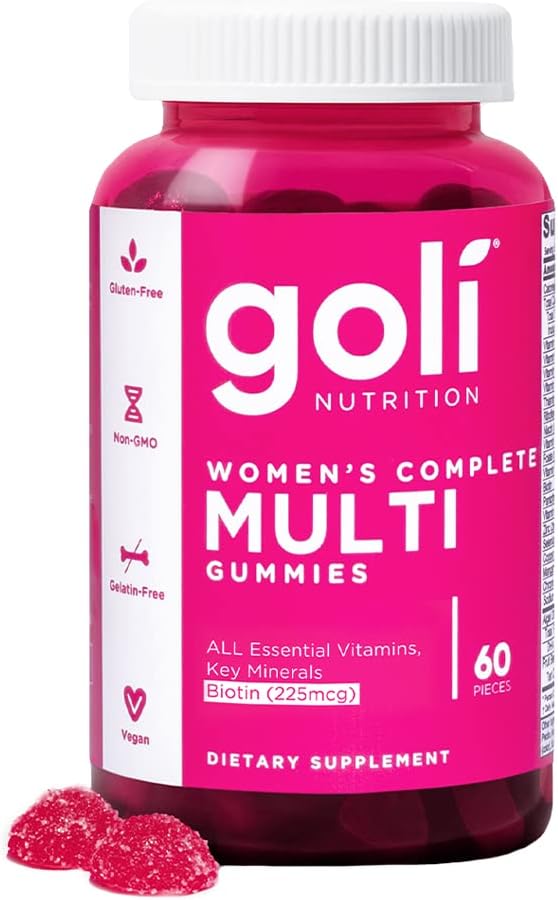 Goli Womens Multivitamin Gummies - 60 Count - All 13 Essential Vitam