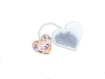 TEA HERITAGE Cute Shaped Tea Bags Handmade in France - Charming HEART Shaped Teabags with Floral Tags (Artisanal Earl Grey Tea) for Tea Parties, Tea Time, Birthday Parties, Wedding & Baby Showers, After Dinner Tea - 15 Count
